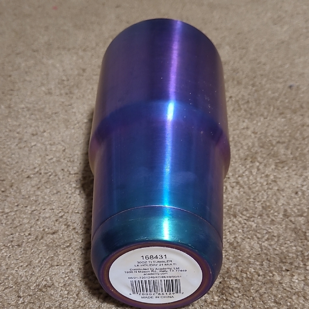 NWOT Iridescent Tumbler